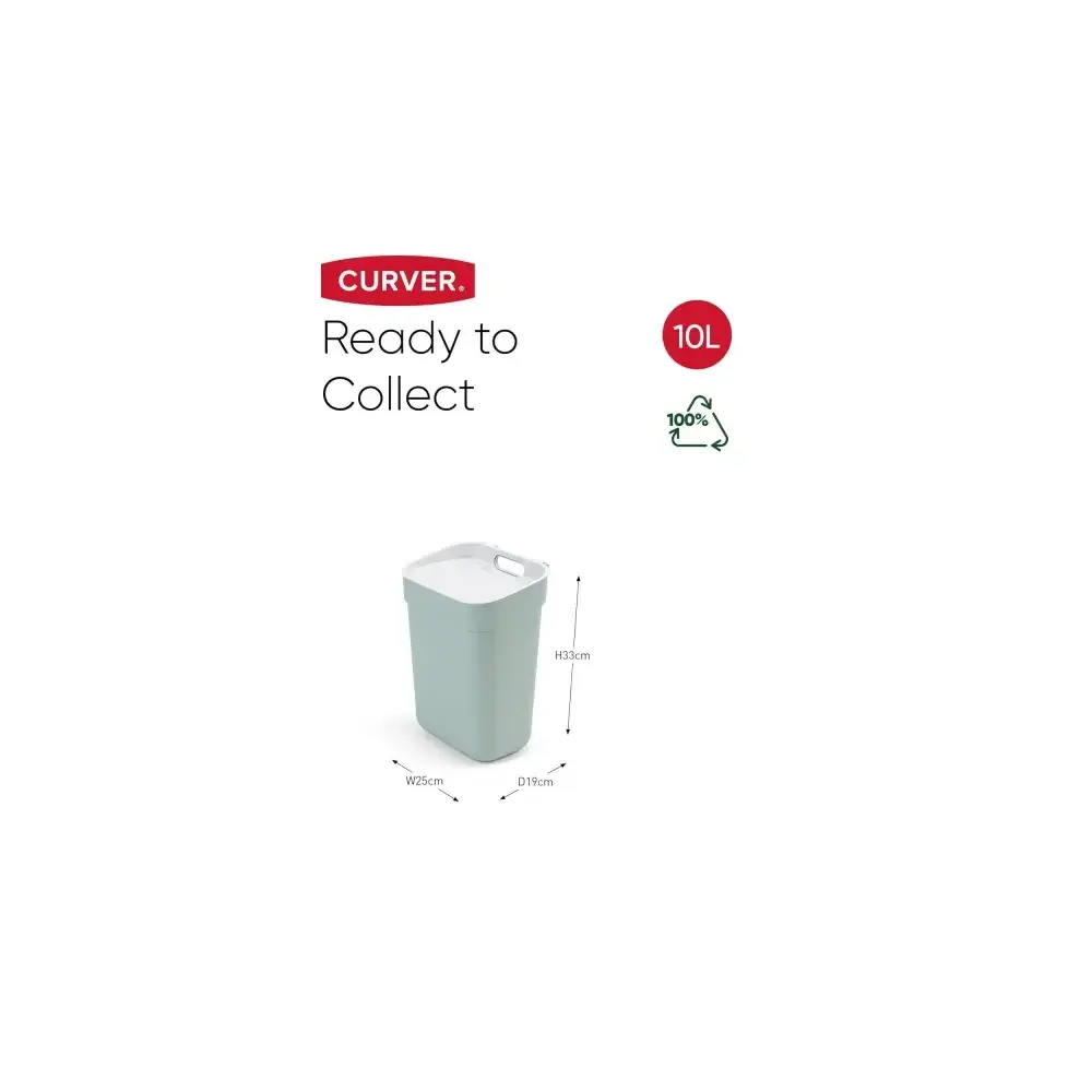 Pattumiera Menta 10lt Ready To Collect Keter