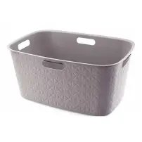 Cesta Portabiancheria Tortora 45lt 40x60x28cm Keter