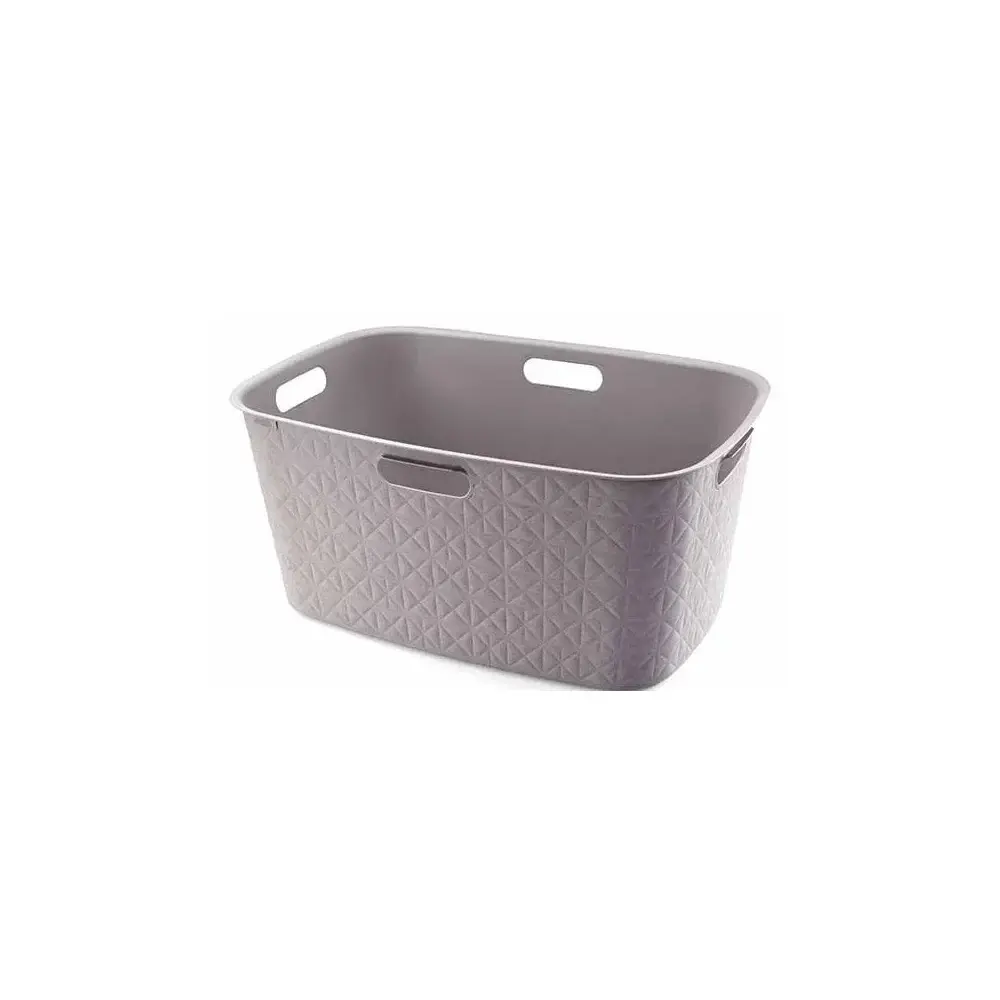 Cesta Portabiancheria Tortora 45lt 40x60x28cm Keter
