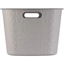 Cesta Portabiancheria Tortora 45lt 40x60x28cm Keter