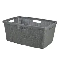 Cesta Portabiancheria 46lt Antracite Keter