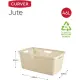 Cesta Portabiancheria Juta 46lt Bianco Keter