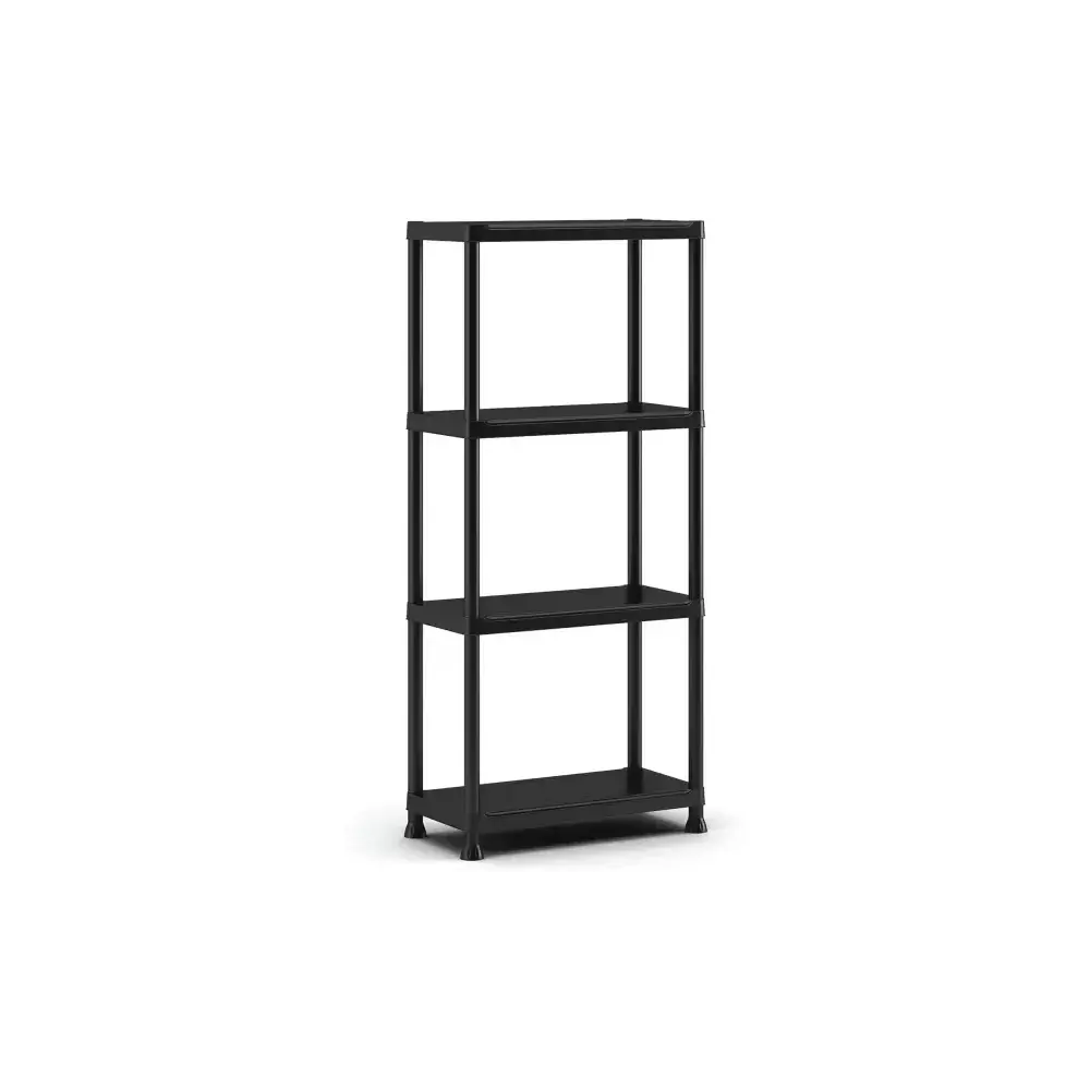 Scaffale a 4 Ripiani Colore Nero Keter