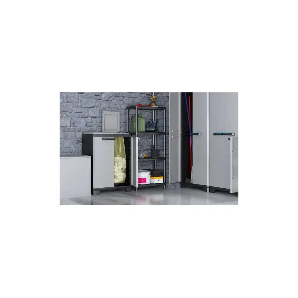 Scaffale a 4 Ripiani Colore Nero Keter