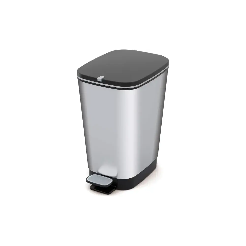 Cestino Pedale Kis Chic Bin Steel 50 L Design Metallizzato Keter