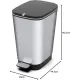 Cestino Pedale Kis Chic Bin Steel 50 L Design Metallizzato Keter