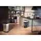 Cestino Pedale Kis Chic Bin Steel 50 L Design Metallizzato Keter