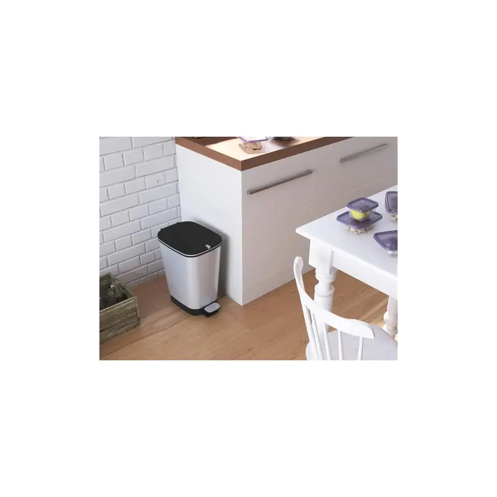 Cestino Pedale Kis Chic Bin Steel 50 L Design Metallizzato Keter