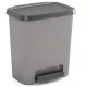 Pattumiera a Pedale 25lt Grigia Compatta Keter
