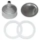 Kit Ricambi Caffettiera 1 Tazza: 2 Guarnizioni, Filtro Basaplast