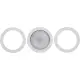 Set 3 Guarnizioni e Piastrina per Caffettiera 1 Tazza Bialetti
