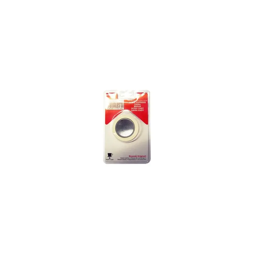 Set 3 Guarnizioni di Ricambio per Moka Express 9 Tazze Bialetti