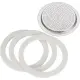 Set 3 Guarnizioni e Filtro per Caffettiera 12 Tazze Bialetti