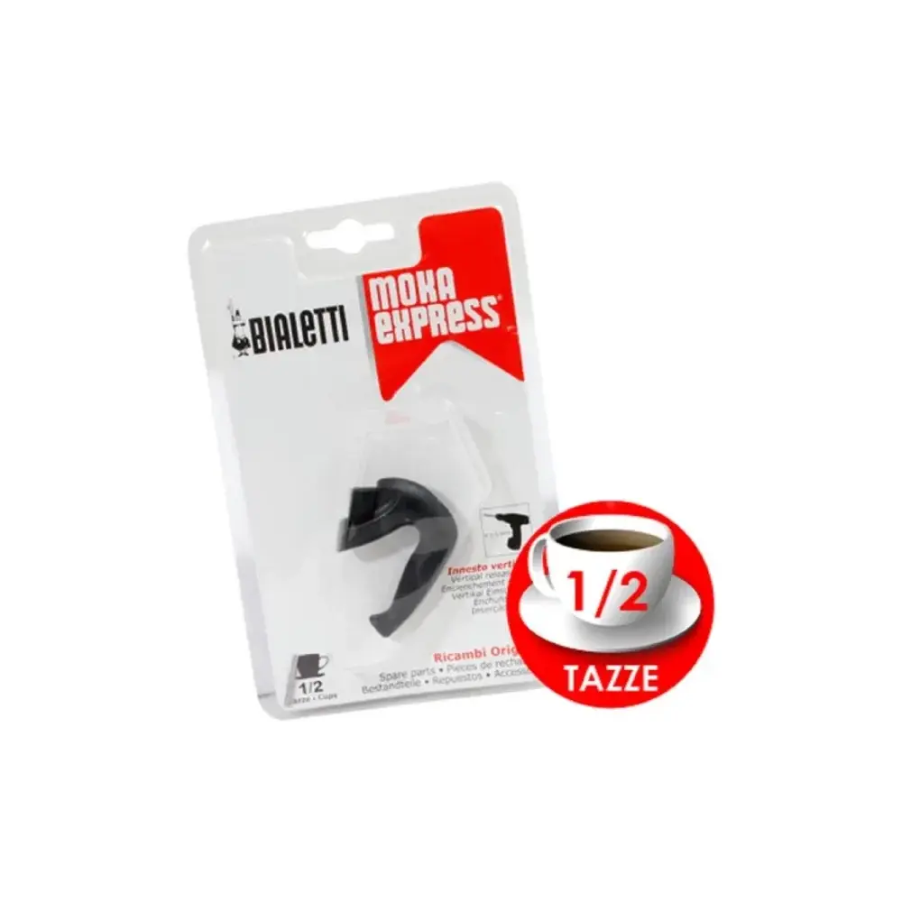 Manico di Ricambio per Moka 1-2 Tazze Nero Bialetti