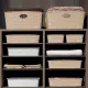Cestino Elegance L High Stefanplast, effetto midollino