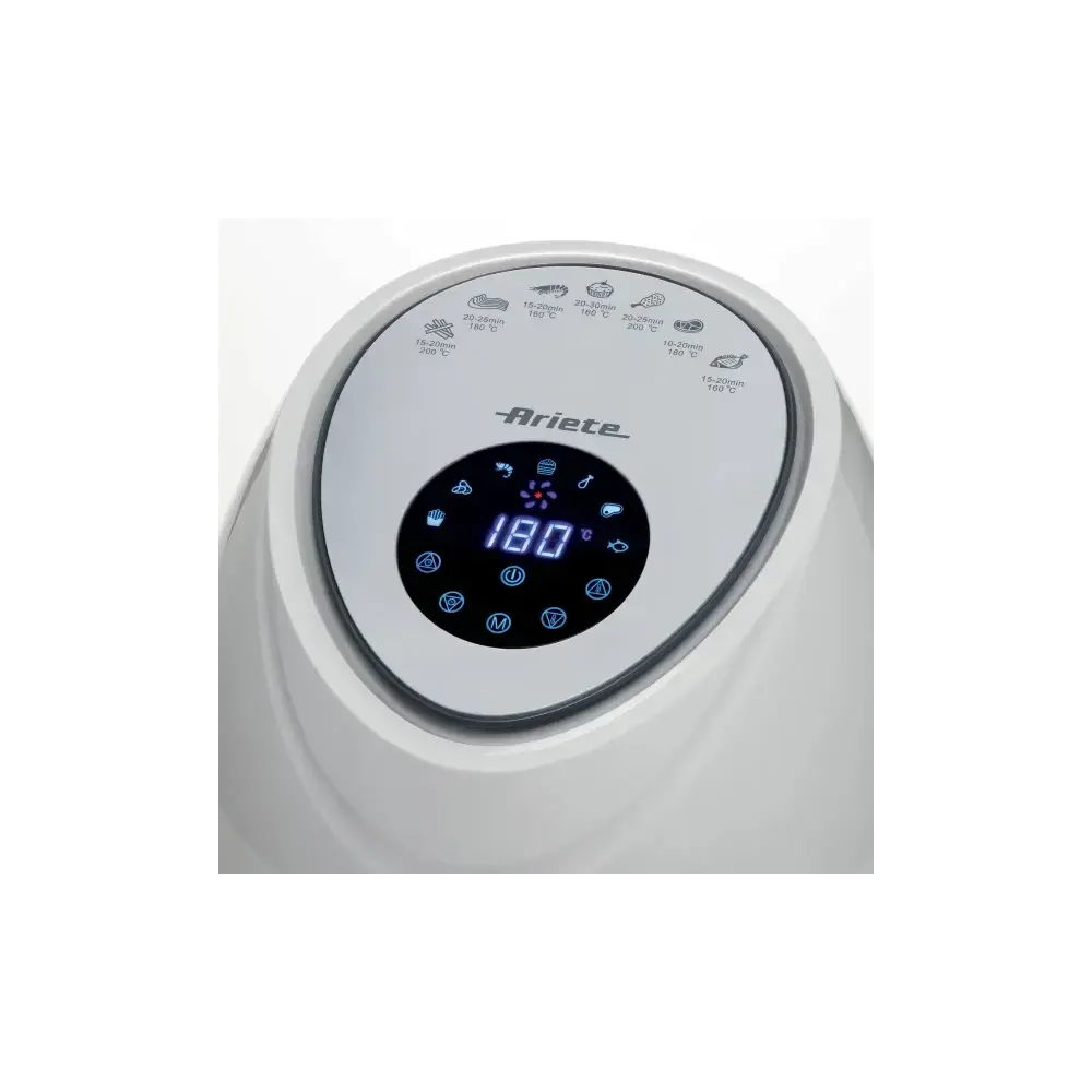 Friggitrice ad Aria 5,5 L 1800W Bianco Display Digitale 4618 Ariete