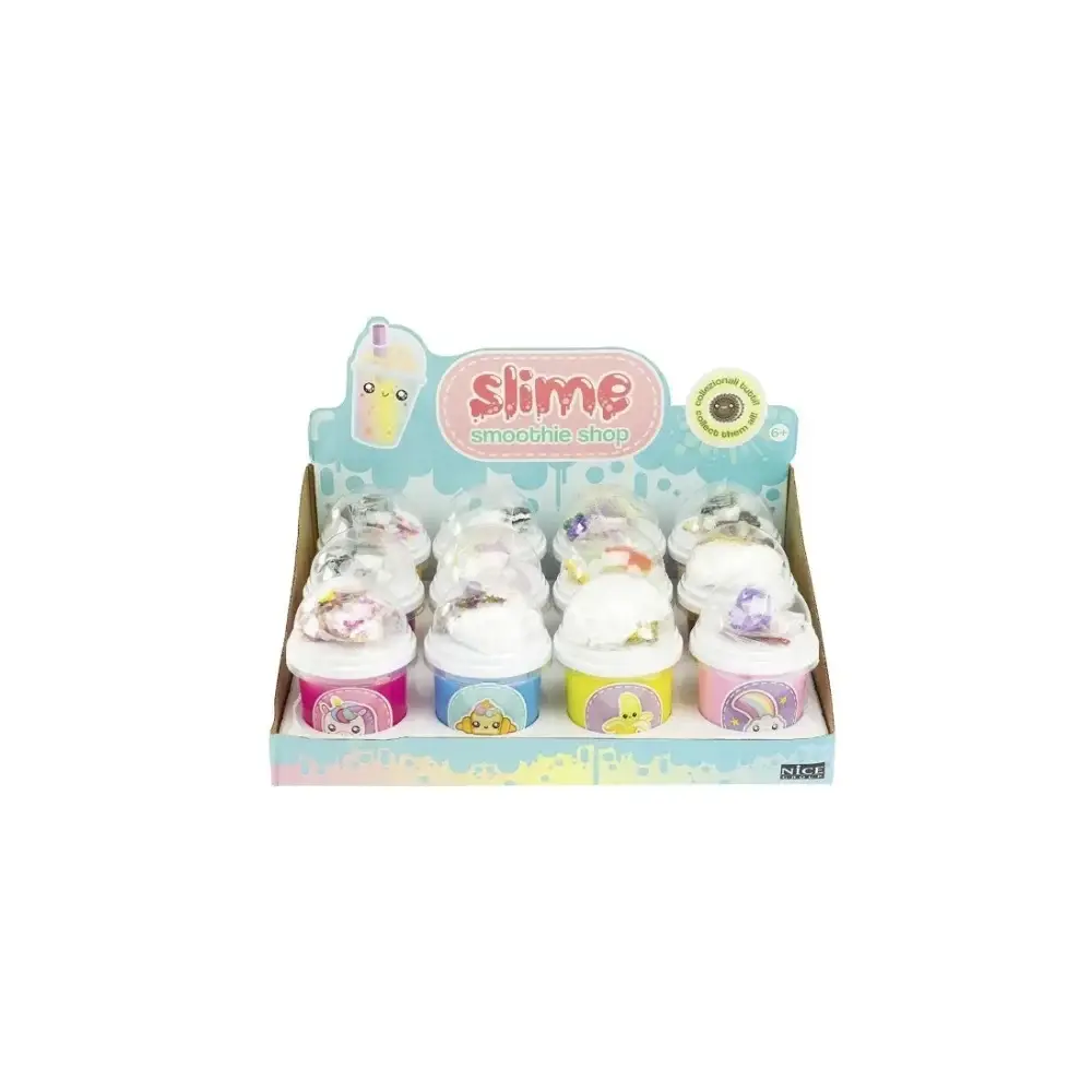 Slime Vasetto Smoothie Shop Slime Colorato Perline e Glitter 200g Nice
