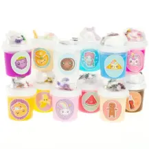 Slime Vasetto Smoothie Shop Slime Colorato Perline e Glitter 200g Nice
