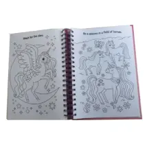 Diamantiny Unicorno Dipingi Coi Numeri Deco Book Gemme 3D Album Nice