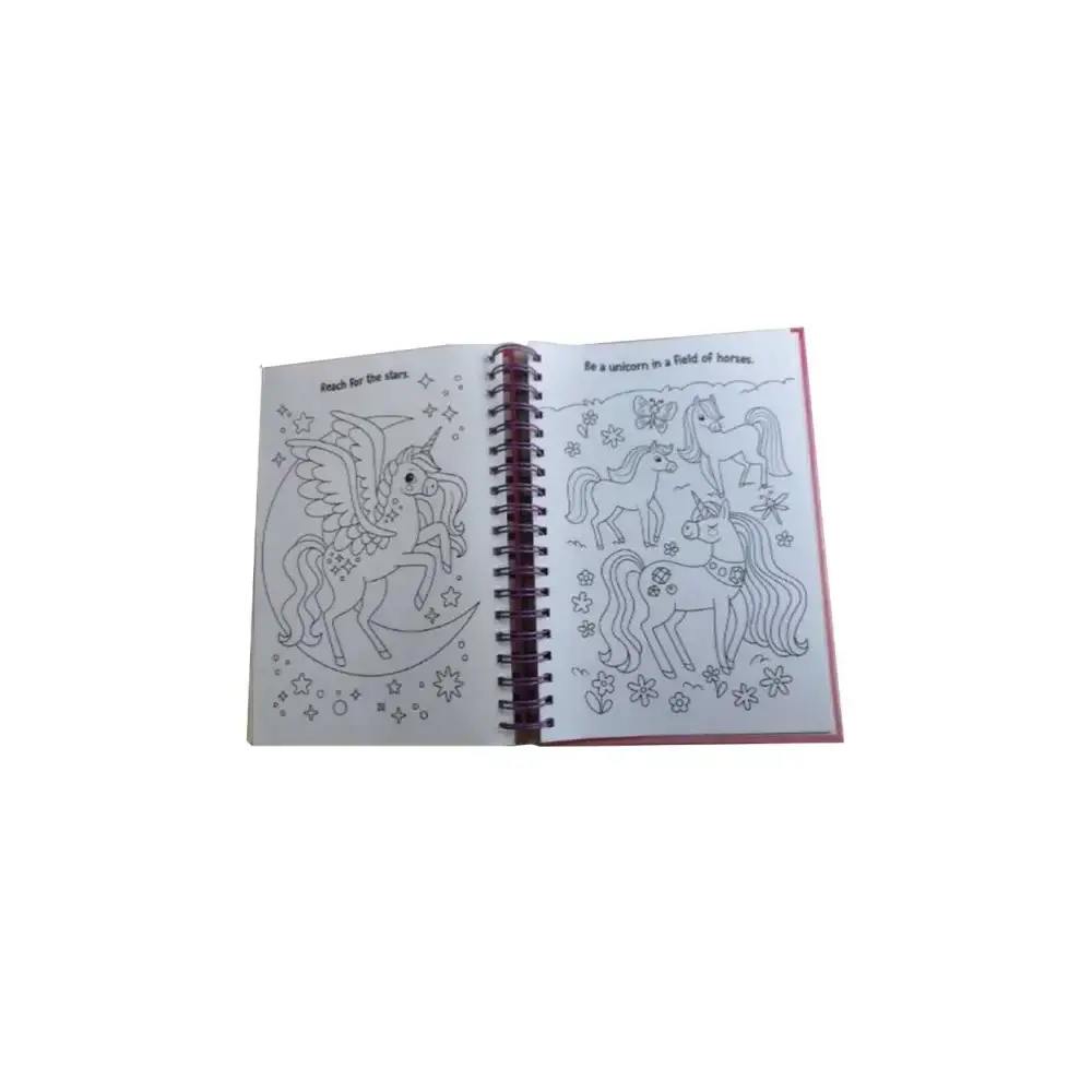 Diamantiny Unicorno Dipingi Coi Numeri Deco Book Gemme 3D Album Nice