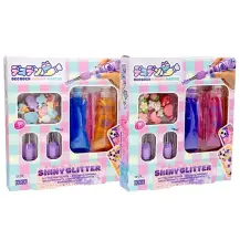 Decoden Shiny Glitter Kit Creativo con Pasta Glitter e Charms Nice
