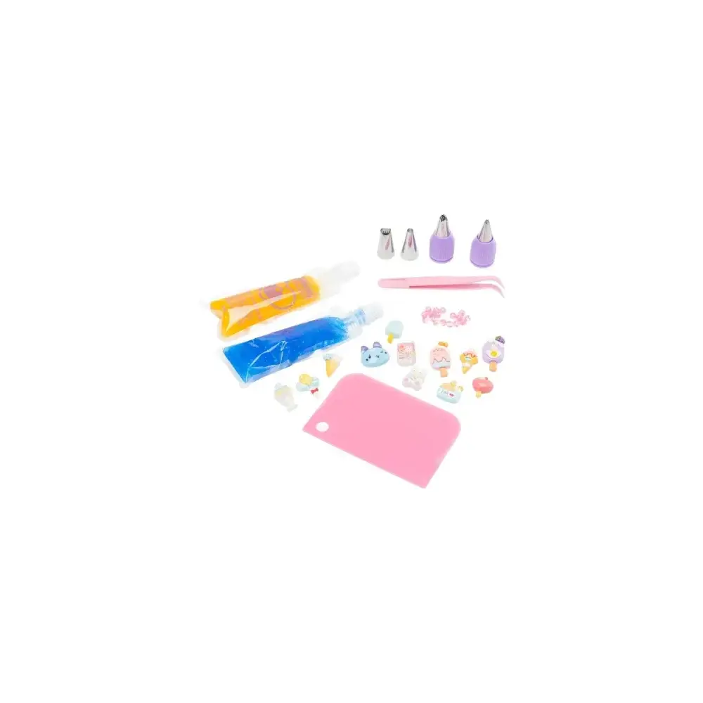 Decoden Shiny Glitter Kit Creativo con Pasta Glitter e Charms Nice