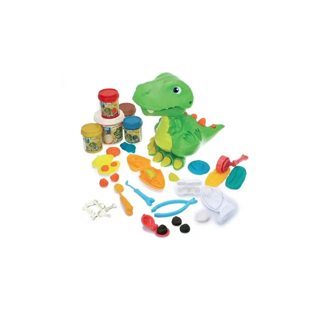 Creadò' Dino Dentino Set Pasta Modellabile Stampini e Accessori Nice