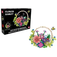 Mattoncini Bouquet di Primavera con Ape e Coccinella Nice