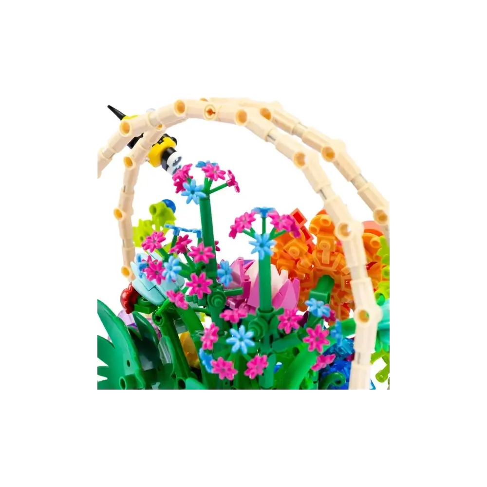 Mattoncini Bouquet di Primavera con Ape e Coccinella Nice