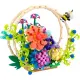Mattoncini Bouquet di Primavera con Ape e Coccinella Nice