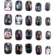 Influencer Set 20 Decori Unghie Unghie Press-On Colorate Fantasie Nice