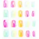 Influencer Set 20 Decori Unghie Unghie Press-On Colorate Fantasie Nice