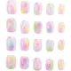 Influencer Set 20 Decori Unghie Unghie Press-On Colorate Fantasie Nice