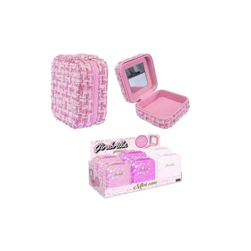 Girabrilla Mini Case Mini Trousse Make Up Bambina con Specchio Nice