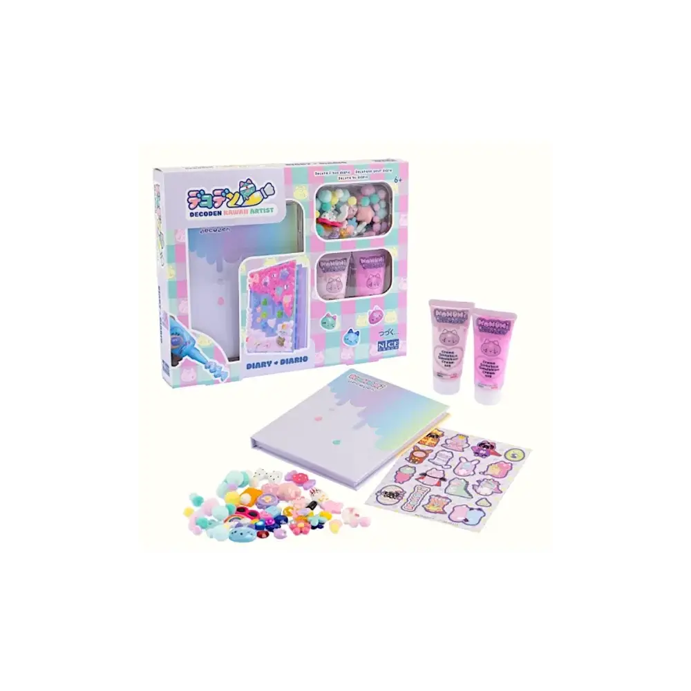 Momomi Decoden Diary Kit Diario Creativo con Creme Sintetiche Nice