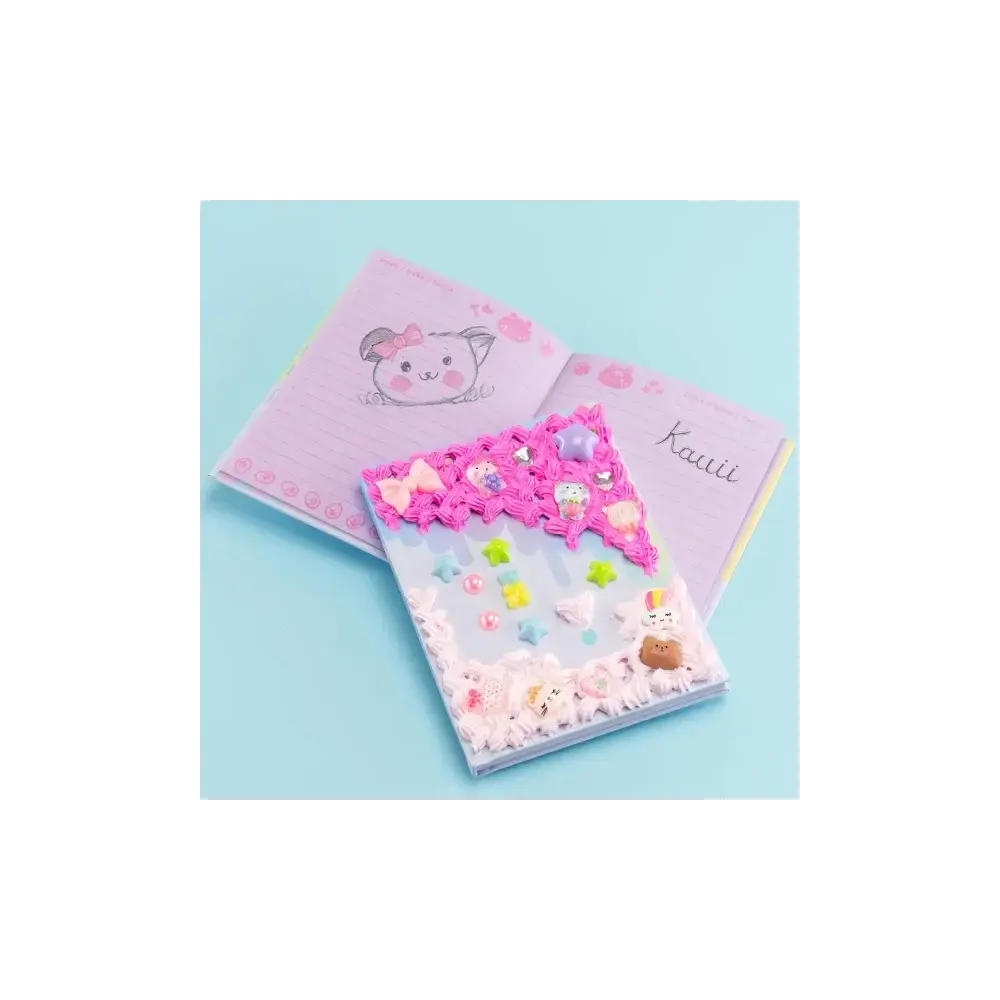 Momomi Decoden Diary Kit Diario Creativo con Creme Sintetiche Nice