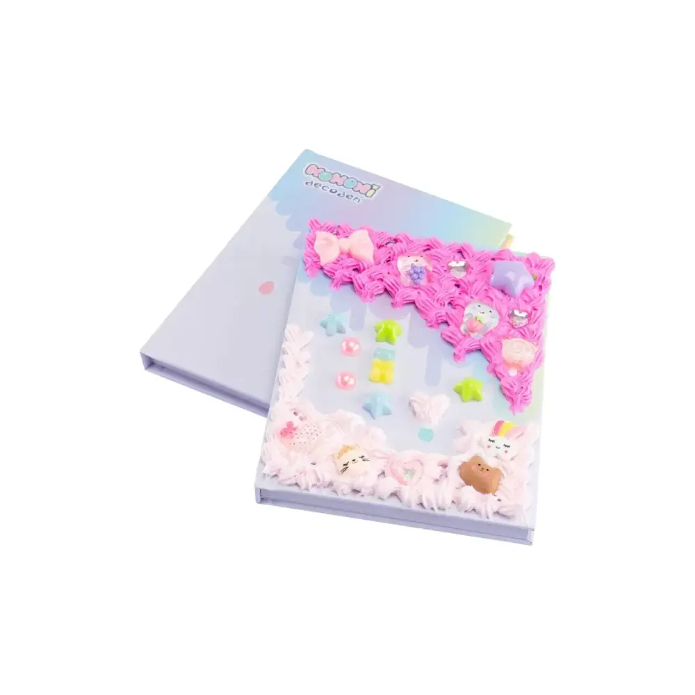 Momomi Decoden Diary Kit Diario Creativo con Creme Sintetiche Nice
