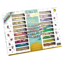 Perline ABC Precious Gold Kit Creativo con Oltre 300 Perline Nice