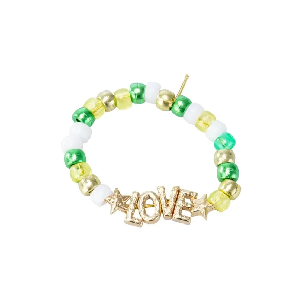 Perline ABC Precious Gold Kit Creativo con Oltre 300 Perline Nice