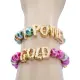 Perline ABC Precious Gold Kit Creativo con Oltre 300 Perline Nice