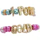 Perline ABC Precious Gold Kit Creativo con Oltre 300 Perline Nice
