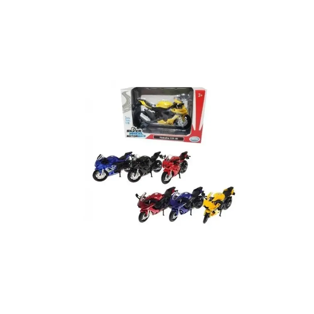 Silver Wheel Moto Giapponesi Die Cast Scala 1:18 Ruote Libere ODS