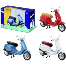 Vespa 200 Rally Silver 1:18 Modellino Dettagliato Qualità Premium ODS