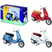 Vespa 200 Rally Silver 1:18 Modellino Dettagliato Qualità Premium ODS