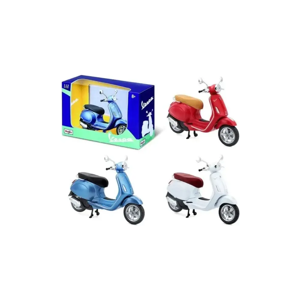 Vespa 200 Rally Silver 1:18 Modellino Dettagliato Qualità Premium ODS