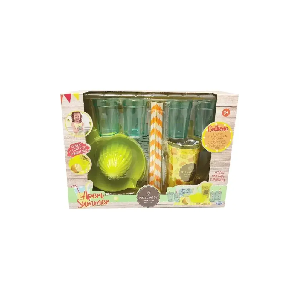 Set Giocattolo per Limonate e Spremute 4 Bicchieri Caraffa ODS