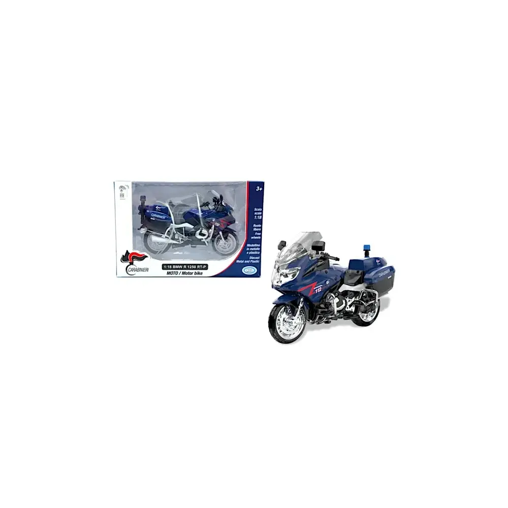 Moto BMW R Carabinieri Scala 1:18 Giocattolo Bambini ODS
