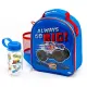 Borsa Zaino 2in1 Hot Wheels Inclusa Borraccia Scuola e Asilo 28 X ODS