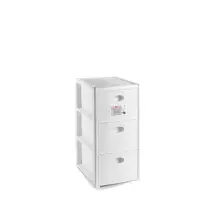 Cassettiera Elegance Slim 3 Cassetti Bianca Stefanplast