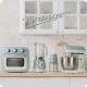 Tritatutto Vintage Celeste 400W 2 Velocità 4 Lame Inox Tazza Ariete